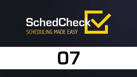 schedcheck|Check.